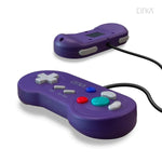 Digital wired controller gamepad for Nintendo GameCube & Game Boy Player 10ft - Purple | Cirka - 3