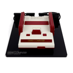 Displai Pro stand for Nintendo Famicom Classic Mini console - Crystal Black | Rose Colored Gaming - 1