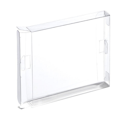 Display box for Nintendo NES games clear plastic storage case - 2 pack clear | ZedLabz - 2