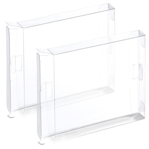 Display box for Nintendo NES games clear plastic storage case - 2 pack clear | ZedLabz - 1