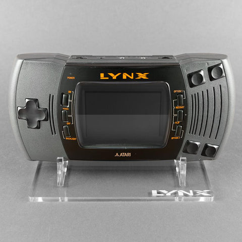 Display stand for Atari Lynx II handheld console - Crystal Clear | Rose Colored Gaming - 1