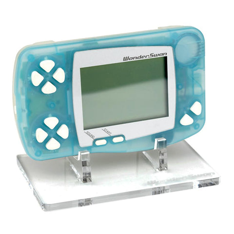 Display stand for Bandai Wonderswan handheld console - Crystal Black | Rose Colored Gaming - 1