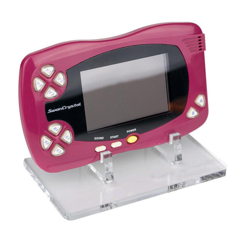 Display stand for Bandai Wonderswan SwanCrystal handheld console - Crystal Black | Rose Colored Gaming - 1