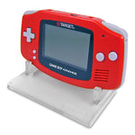 Display stand for Nintendo Game Boy Advance handheld console acrylic - Frosted Clear | Rose Colored Gaming - ZedLabz800783