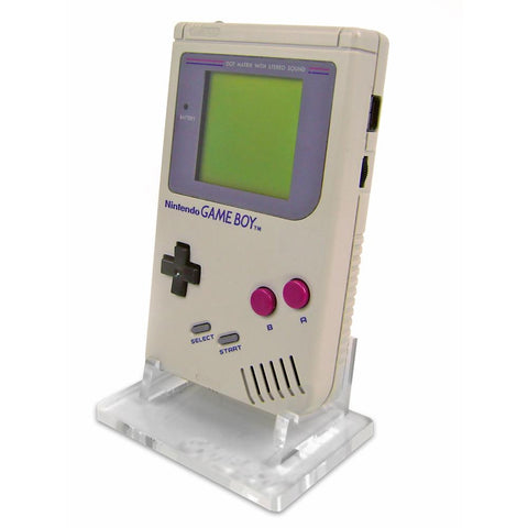 Display stand for Nintendo Game Boy DMG Original handheld console acrylic - Crystal Clear | Rose Colored Gaming - ZedLabz800780