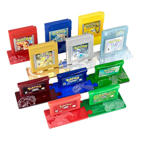 Display stand for Nintendo Game Boy Pokemon game cartridges - All generations Legendary bundle | Rose Colored Gaming - 1