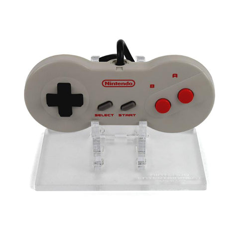 Display stand for Nintendo NES 'Dog Bone' controller - Frosted Clear | Rose Colored Gaming - 1