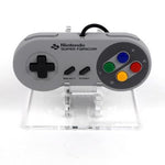 Display stand for Nintendo Super Famicom controller - Frosted Clear | Rose Colored Gaming - 1