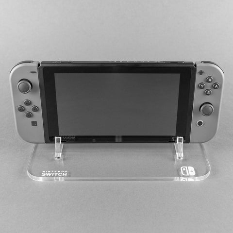 Display stand for Nintendo Switch handheld console - Crystal Black | Rose Colored Gaming - 1