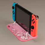 Display stand for Nintendo Switch handheld console - Sakura cherry Blossom UV printed | Rose Colored Gaming - 2