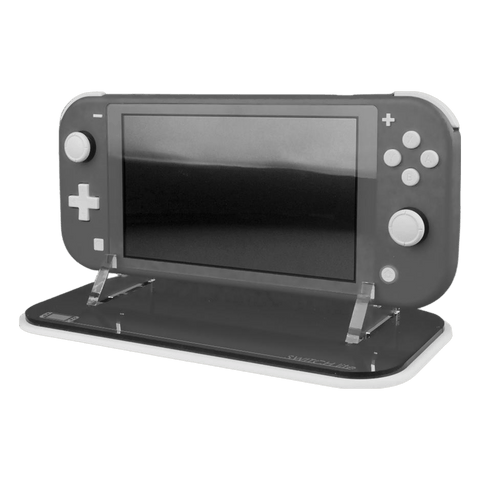 Display stand for Nintendo Switch Lite handheld console - Gray | Rose Colored Gaming - 1