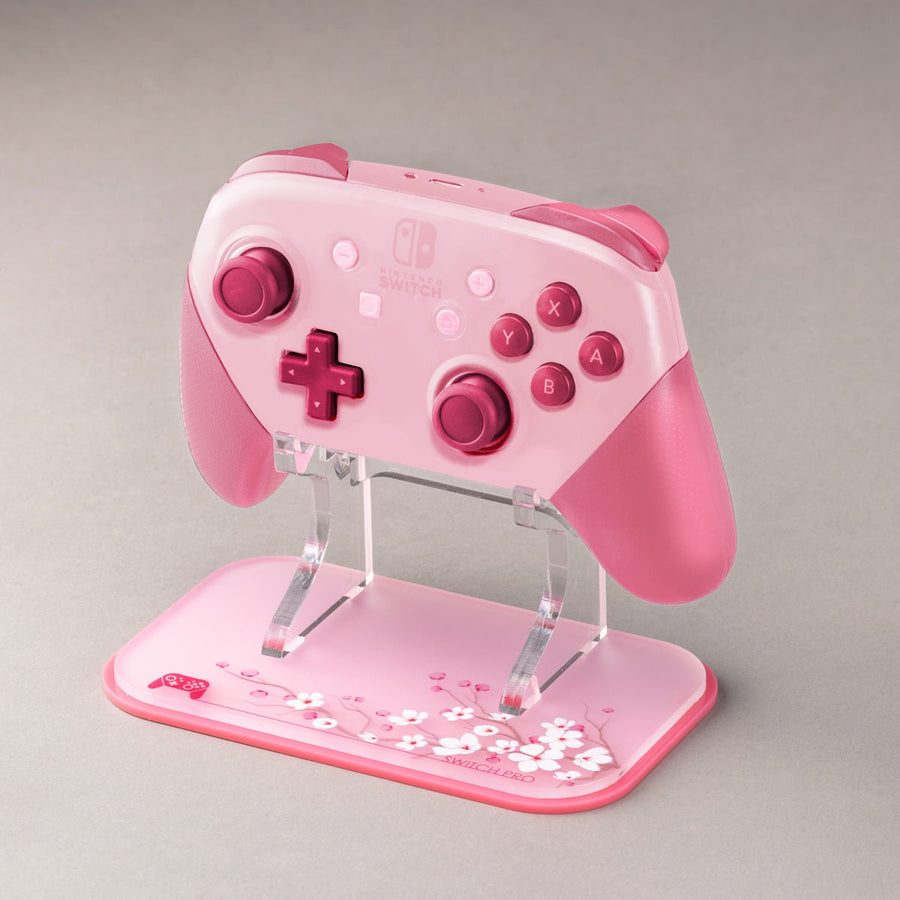 Display stand for Nintendo Switch Pro controller - Sakura Cherry Blossom | Rose Colored Gaming - 1