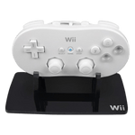 Display stand for Nintendo Wii Classic controller - Crystal Black | Rose Colored Gaming - 1