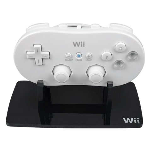 Display stand for Nintendo Wii Classic controller - Crystal Black | Rose Colored Gaming - 1