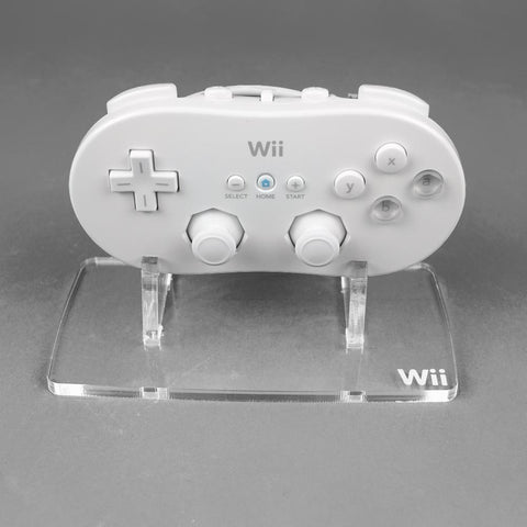 Display stand for Nintendo Wii Classic controller - Crystal Clear | Rose Colored Gaming - 1