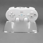 Display stand for Nintendo Wii Classic controller - Frosted Clear | Rose Colored Gaming - 1