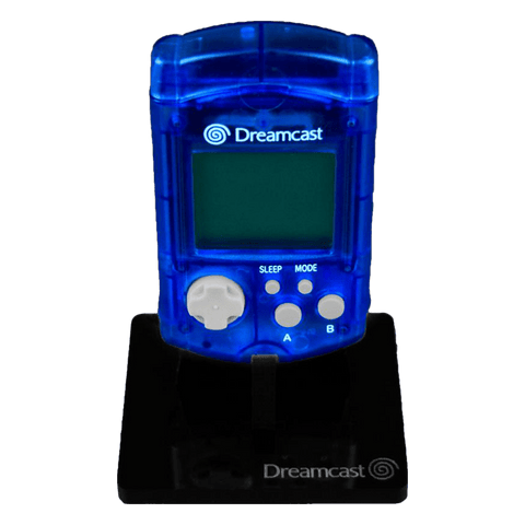 Display stand for Sega Dreamcast VMU handheld console - Crystal Black | Rose Colored Gaming - 1