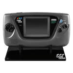 Display stand for Sega Game Gear handheld console - Crystal Black | Rose Colored Gaming - 1