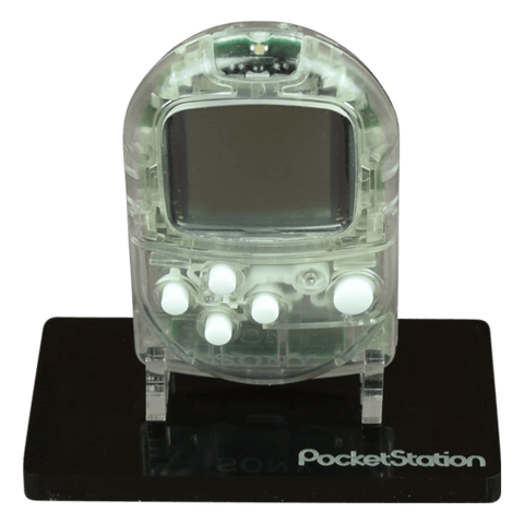 Display stand for Sony PocketStation handheld console - Crystal Black | Rose Colored Gaming - 1