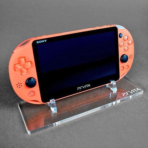 Display stand for Sony PS Vita 2000 handheld console - Crystal Black | Rose Colored Gaming - 1