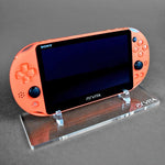 Display stand for Sony PS Vita 2000 handheld console - Crystal Clear | Rose Colored Gaming - 1