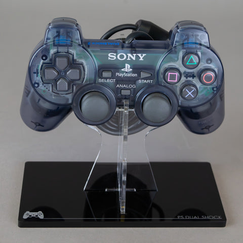 Display stand for Sony PS2 controller - Crystal Black [Playstation 2] | Rose Colored Gaming - 1