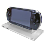 Display stand for Sony PSP 1000 handheld console - Frosted Clear | Rose Colored Gaming - 1