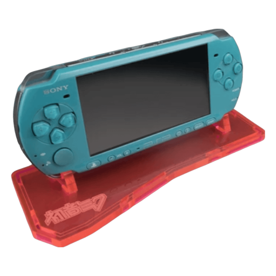 Display stand for Sony PSP console Hatsune Special Edition - Clear Pink | Rose Colored Gaming - 1