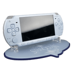 Display stand for Sony PSP console Star Ocean Edition - Frosted Blue | Rose Colored Gaming - 1