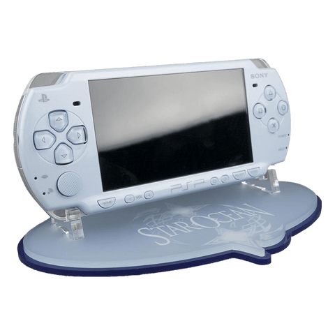 Display stand for Sony PSP console Star Ocean Edition - Frosted Blue | Rose Colored Gaming - 1