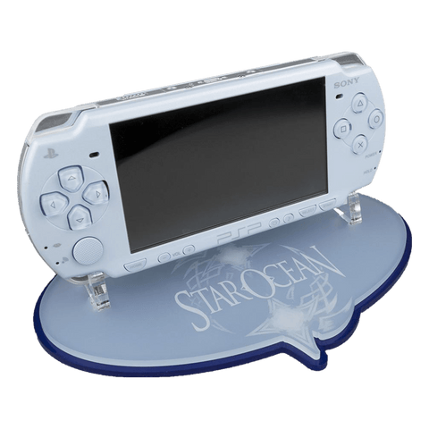 Display stand for Sony PSP console Star Ocean Edition - Frosted Blue | Rose Colored Gaming - 2