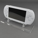 Display stand for Sony PSP - E handheld console - Crystal Clear | Rose Colored Gaming - 1