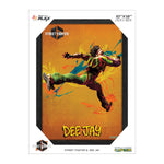 Street Fighter 6 Dee Jay Plax lenticular frame 3D wall art officially licensed 10"x12" inch (23x30cm) | Pixel Frames