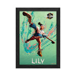 Street Fighter 6 Lily Plax lenticular frame 3D wall art officially licensed 10"x12" inch (23x30cm) | Pixel Frames