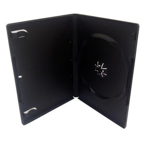 Economy PC DVD game / movie retail case 14mm spine replacement - 2 pack black | ZedLabz - 1