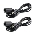 Extension cable for Nintendo GameCube controller GC & Wii 6FT 1.8M wire - 2 pack Black | ZedLabz - 3