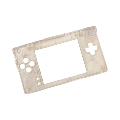 Faceplate for Game Boy Macro console (Nintendo DS Lite mod) 3D printed - Clear | Helder game tech - 2