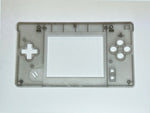 Faceplate for Game Boy Macro console (Nintendo DS Lite mod) - Frosted clear black | Retro game restore - 1