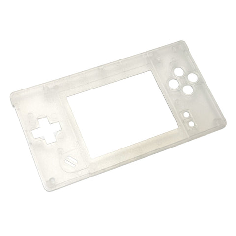 Faceplate for Game Boy Macro console (Nintendo DS Lite mod) - Frosted clear | Retro game restore - 1