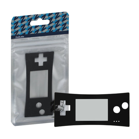 Faceplate for Nintendo Game Boy Micro console screen lens replacement | ZedLabz - 2