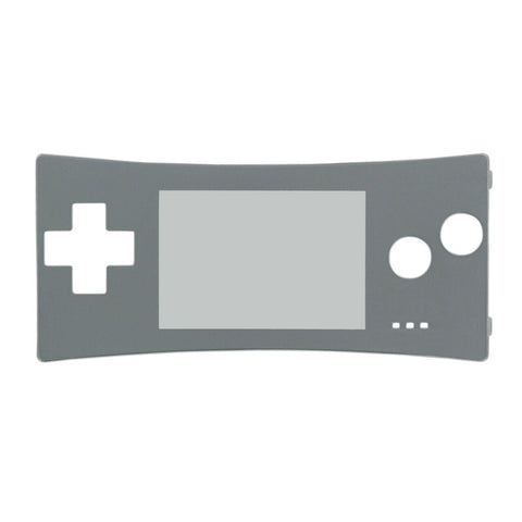 Faceplate screen for Nintendo Game Boy Micro console lens replacement - Silver REFURB | ZedLabz - 2