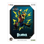 Street Fighter 6 Blanka Plax lenticular frame 3D wall art officially licensed 10"x12" inch (23x30cm) | Pixel Frames