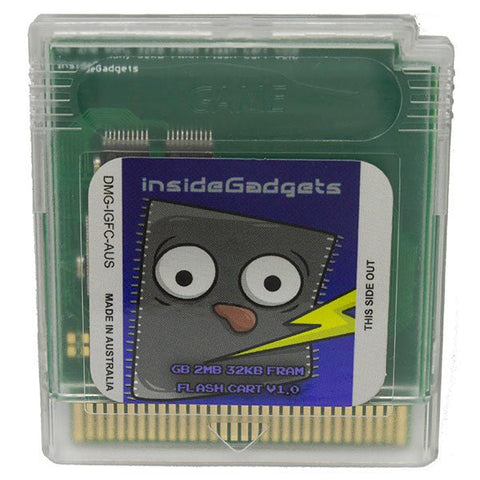 Flash Cart for Nintendo Gameboy 2MB, 32KB FRAM (Ultra low power) | insideGadgets