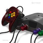 Fleet Admiral premium wired mini controller for Nintendo 64 [N64] - Fire red | Hyperkin - 3