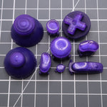 Hand cast custom resin buttons set for Nintendo GameCube - Grape candy [NGC] | Lab Fifteen Co