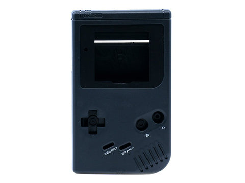 Front & Back Housing Shell For Nintendo Game Boy DMG - 01 Original Console - Black | Retro Modding - 1