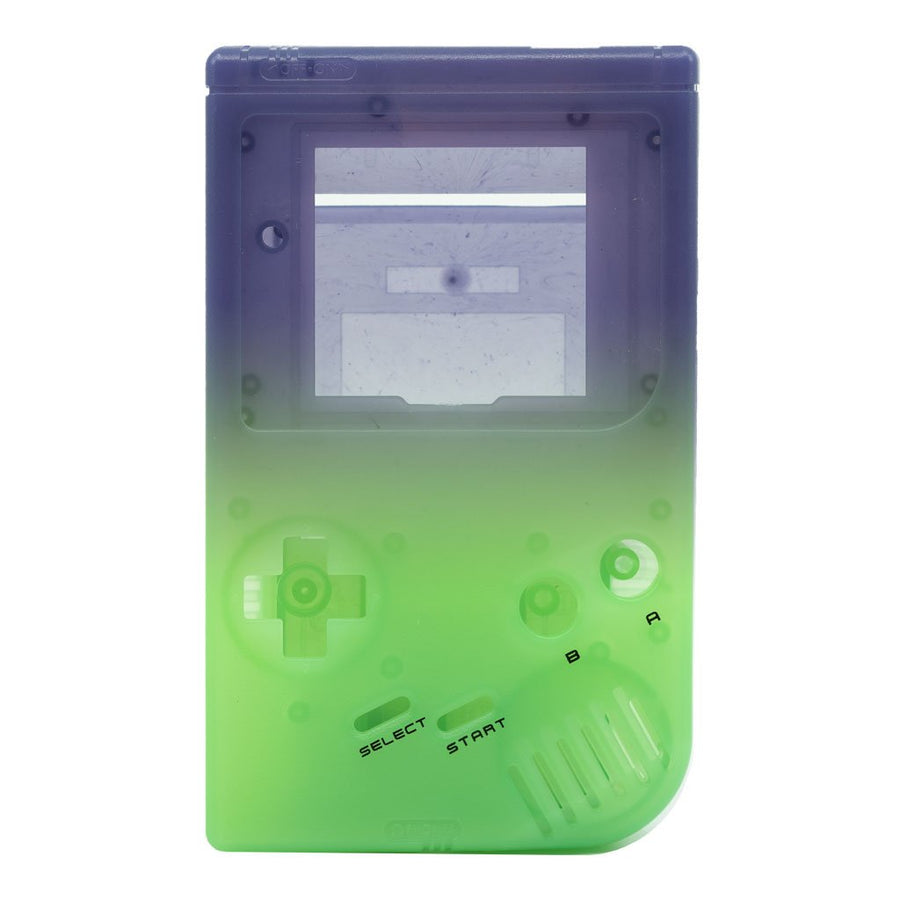 Front & Back Housing Shell For Nintendo Game Boy DMG - 01 Original Console - Purple Haze (Purple To Green) | Retro Modding - 1