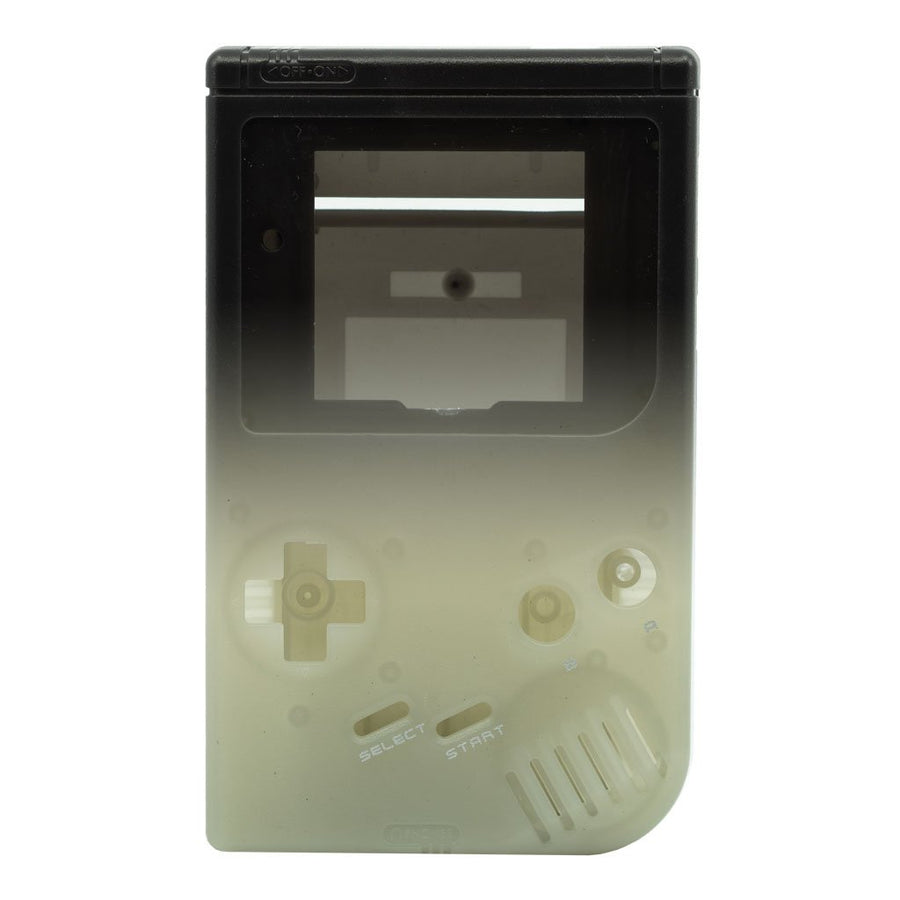 Front & Back Housing Shell For Nintendo Game Boy DMG - 01 Original Console - Wabi - Sabi (Black To Natural) | Retro Modding - 1