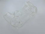 Front housing for PS4 Sony wireless controller shell replacement - Matte transparent | ZedLabz - 3