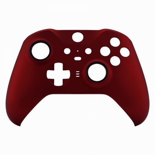 Front housing shell kit for Xbox One Elite controller model 1797 soft touch replacement - Dark Red | ZedLabz - 1